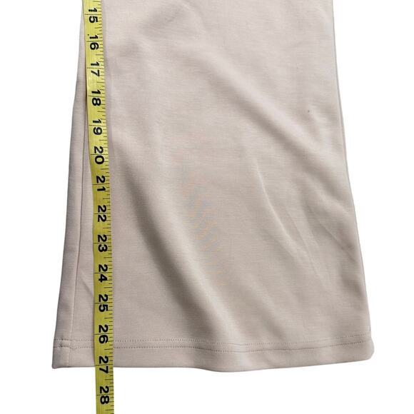 LCRRRN Women's High Waist Wide Leg Pants Joggers Light Taupe Cream Pockets, M - Picture 7 of 8